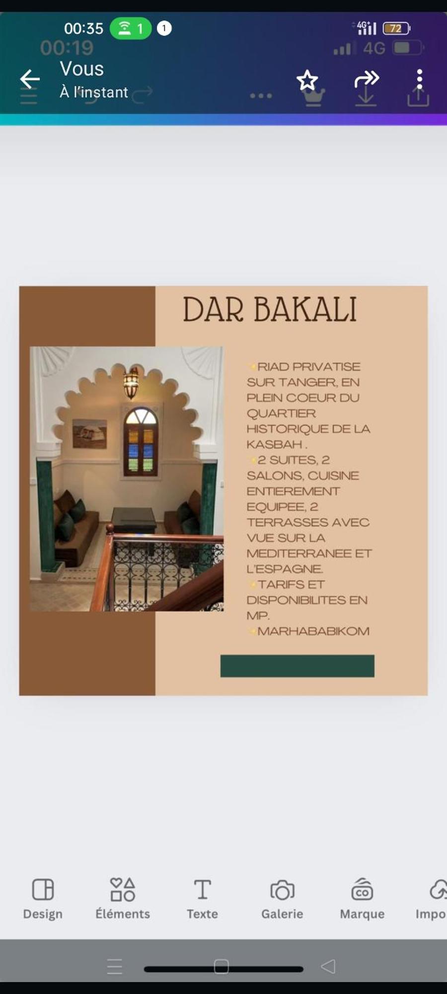 Riad Bkl Luxury Dar Baroud Tanger Zewnętrze zdjęcie